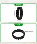 Replacement Front Caster Wheel And Tire Kit For Roomba 500 600 700 800 900 E And I Series Vacuum Robots tire dimensions front and back view