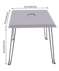 Stainless Steel Fire Pit Heat Deflector With Sturdy Foldable Legs Even Heat Distribution For Outdoor Bonfires Redirects Heat Downward
