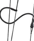 Lightweight Rubber Peephole Tube Replacement for Compound Bow String Systems shown in black flexible design