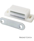 Push To Open Cabinet Latch Set Stainless Steel Magnetic Catch For Kitchen Cabinets And Furniture Easy Install Durable Hardware