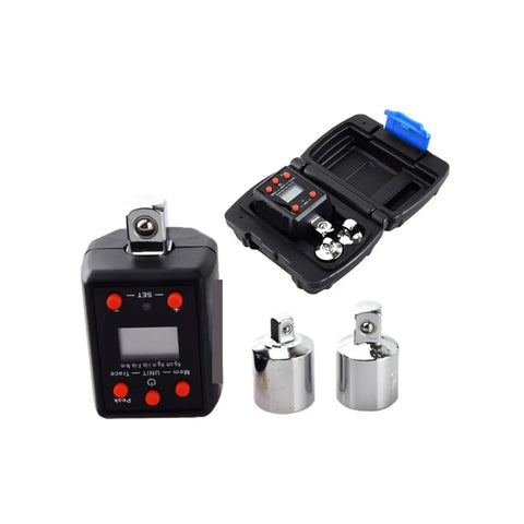Digital Torque Meter Adapter High Precision Electronic Torque Wrench Tester 1.5-1000Nm Mini Manipulator Tool For Ratchet Adjustment Quick Snap On Calibration Gauge For Tight Spaces Pro Mechanic Gear