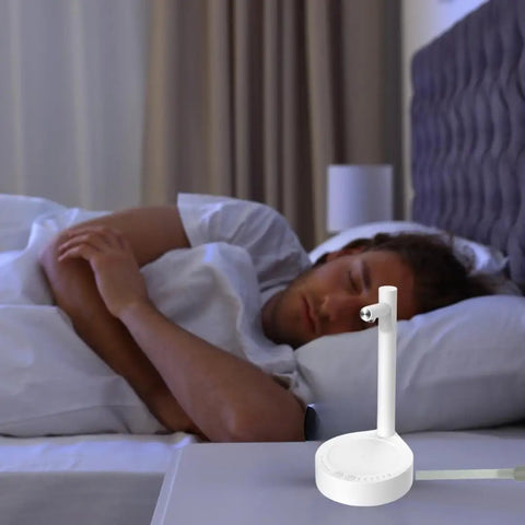 Smart Desk Water Dispenser With 8 Level Pumping Portable Detachable Design Anti Slip Base For Hands Free Use on bedside table