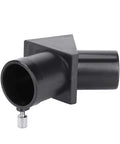 45 Degree Telescope Eyepiece Diagonal Prism for Refracting Telescopes 0.96 Inch 24.3mm Erecting Mirror with black casing