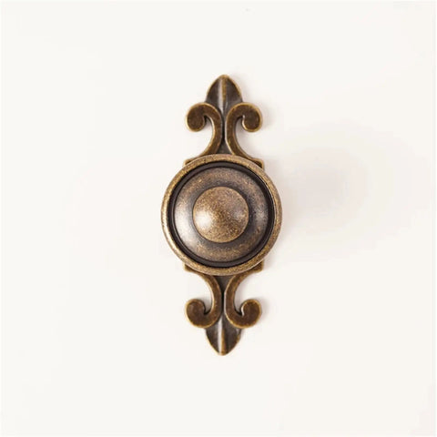Vintage Brass Cabinet Pulls 8 Piece Set For Drawer Wardrobe Door Cupboard With Retro Vibe Antique Style Handles Single Hole