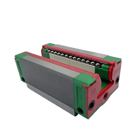 Killer CGH30CA Metal Linear Motion Guide Slider Rail Kit Featuring Beefy Carriage Blocks With Precision Bearings For 3D Printers And DIY CNC Actuators, showing a close-up of the carriage structure.