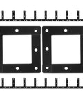 30 Piece Black Right Angle Corner Braces Made From Cold Rolled Steel, Heavy Duty Metal Plates With Predrilled Holes For Quick And Easy Furniture Repair, Shelving Support, DIY Projects And Home Fixes