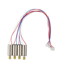 RC Drone Motor Set For E88 E88PRO E88MAX E525 E99 E99PRO P1 P5PRO K3 S1 P8 Quadcopter CW CCW Rotation, 7mm Diameter, 4 motors