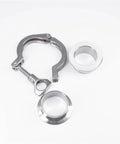 Tri Clamp Set 0.5 Inch Through 10 Inch Stainless SUS316L Sanitary Weld Ferrule Pipe Fittings With PTFE Gasket Food Grade