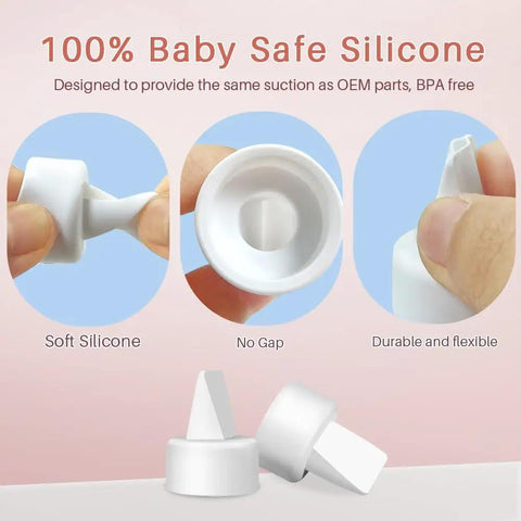 Replacement Duckbill Valves And Backflow Protector Kit For Spectra S1 S2 9 Plus SG Not Original Accessories, silicone material