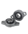 Heavy Duty Zinc Alloy Pillow Block Flange Bearing For 8mm 10mm 12mm 15mm 17mm 20mm Sizes KFL on white background