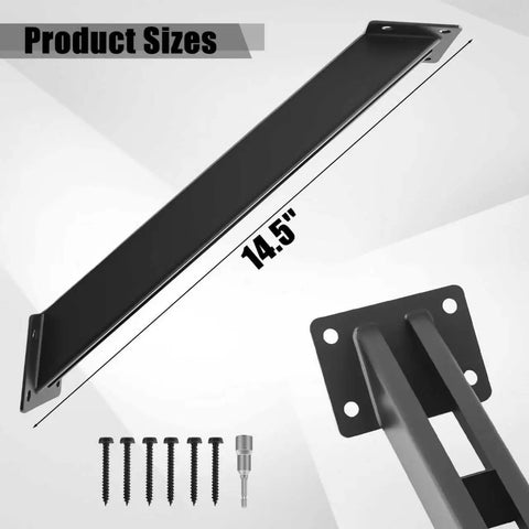 Beefy 45 Degree Angle Support Brackets Kit, 8 Pcs Heavy Duty Steel Pergola Brackets For Wood Posts, Perfect For Pergolas, Gazebos, Patios, Treehouses, All Weather, Powder Coated, Easy Install