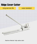 Manual Ridge Tile And Roof Panel Cutter For Metal Roofing Color Tiles Edge Cutter With Forged High Carbon Steel Blade