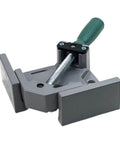 Built Tough Aluminum Angle Clamp Featuring Smooth Swing Jaw And One Hand Quick Lock Grip for precise clamping in woodworking and welding.