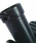 Close-up of black Turbine Nozzle For Central Vacuum Systems Black No Batteries Needed Powered By Your System With Enhanced Airflow