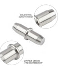 5mm Steel Shelf Support Pin Replacement Peg for Adjustable Shelving Fits Standard Cabinet Holes, Durable Silver Finish
