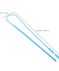 5 Pack Rope Threader Tool Set For Easy Threading And Elastic Band Insertion, Wear Resistant Plastic Drawstring Threader For Shoelace And Cord Crafting, Portable On The Go Quick Fix For Home And Travel, 27.5cm blue plastic, 4.5cm loop