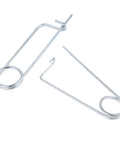 Heavy Duty Steel Brooch Shape Cotter Pins Set Quick Lock Safety Pins Locking Fasteners, zinc plated, 2x45x16mm set