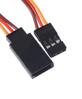 10 Pack Rock Solid 3Pin Servo Extension Cable Cords Male To Female Wires 10Cm 22Awg with connectors for RC hobby use.