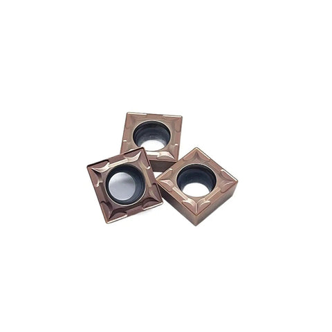 Heavy Duty Carbide External Turning Insert SCMT09T304 for stainless steel CNC lathe tools, three indexable inserts shown.