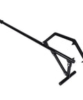 Log Lifter And Roller For Lawn Mower Lift Jack 51 Inch Adjustable Tilt Hook With Rubber Wood Roller And Non Slip Handle