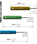 Pin Removal Tool Kit For Weather Pack And Metri Pack Automotive Connectors, Includes 1.5mm Removal Tool And DRK 785084