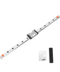 450mm MGN12H Linear Rail Guide with one sliding block, built tough from bearing steel, smooth low noise miniature linear guideway for CNC machines