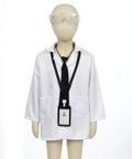 Kids Doctor Scientist Costume Set With Lab Coat And Accessories For Role Play Dress Up, Realistic White Lab Coat, Size 5-6 Years