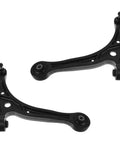 Solid Front Steering And Suspension Kit For Honda 1999 To 2001 with two black control arms for easy replacement.
