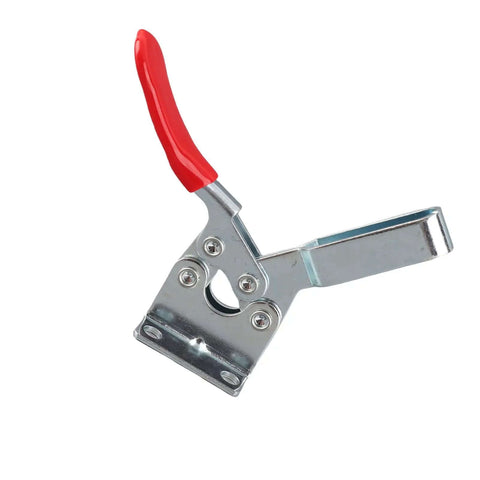 Horizontal Toggle Clamp in Carbon Steel with Electroplated Rust Proof Finish for Workbench Woodworking Welding and Stone Cutting