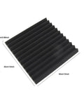 Built Tough Acoustic Foam Panels 6 Pack Soundproof Wedge Tiles 12x12x0.98in flame retardant for sound dampening.