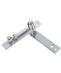 360 Degree Stainless Steel Door Pivot Hinge Set For Wooden Doors And Wardrobes Heavy Duty Rotary Up And Down Adjustable Pivot