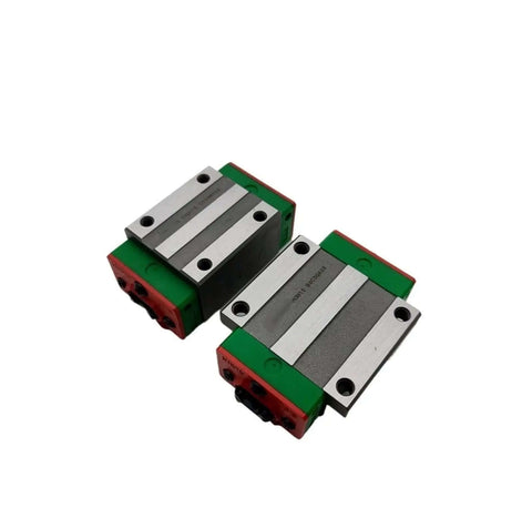 Grab High Precision Linear Guide Rail Kit For Smooth Motion Systems With Easy Install HGH20CA EGH15SA EGHW20SA And No Maintenance Required For Robust CNC Machine Build Or DIY Projects That Need Serious Accuracy Today, green and silver rail blocks