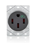 Heavy Duty Badass EV Charging Outlet Built Tough For Your Garage NEMA 14 50 R Socket with flush mount design.