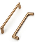 Champagne Bronze Cabinet Pulls 5 Inch Center To Center Pack Of 10 With Screws Included Kitchen Cabinet Handles, top view