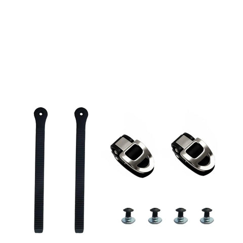 2 Pack Inline Skate Strap Replacements With Buckles All In One Setup Adjustable Energy Straps Screws And Nuts Universal Fit