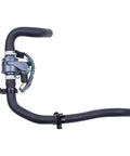 Premium Engine Coolant Hose Water Bypass Valve Direct Fit Replacement For Toyota Camry Rav4 Avalon black rubber housing view.