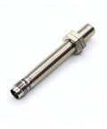 Gold Metal Detector Movement Sensor Switch FRCM08 1.5DN2 Used For Security Access Control And Industrial Projects Ready To Install Durable Metal Body Plug And Play Easy Install Great For Security Systems Industrial Use And Do It Yourself Projects., threaded metal sensor switch with hex nut