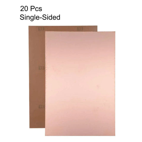 Single Sided Copper Clad Laminate PCB Circuit Board Kit 180x120mm 7.09x4.72in 1.5mm Thick, showing two PCBs.