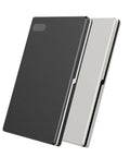 Straight Up Sleek 2.5 Inch Sata Hdd Enclosure Via Usb 3.0 showing black and white design, rugged ABS material for mobile hard drive.