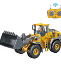 Rad 9 Channel Remote Control Front Loader Toy With Metal Shovel 2.4GHz RC Construction Vehicle with remote