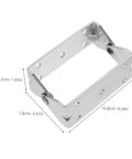 Ciieeo Heavy Duty Stainless Steel U Shaped Oven Door Hinge Industrial Replacement For Baking Equipment Kitchen Appliance Hardware Pivot Joints Durable And Strong, showing dimensions and design.