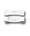 Vertical Blind Repair Clips With Curved Vane Saver For Window Blinds No Fuss Tabs Fix Replacement Slats White 15 Pack