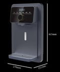 Wall Mounted Water Dispenser With Electronic Lock And Dual Temperature Control for office, dimensions 415mm x 270mm x 151mm