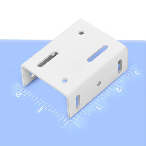 Heavy Duty 2-3/4 Inch Rails Brackets Kit For Vinyl Fence Panels To Posts White Aluminum Brackets Set Of 24 Durable Metal Replacement For Plastic Brackets