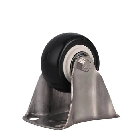 Low Noise 1.5-2 Inch Silent Caster Wheels With 304 Stainless Steel Frame Brake Option Super Smooth Glide Moisture Resistant Build