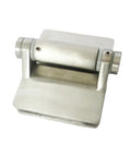Heavy Duty Self Closing Spring Loaded Glass Door Hinge For Pool Fencing Safety Gates showing heavy duty zinc alloy construction.