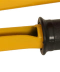 Close-up of handle on Beefy 10 Ton Hydraulic Knockout Punch Driver Kit For Electrical Conduits Half Inch To Two Inch Holes With 6 Dies