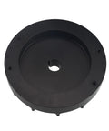Heavy Duty 6061 T6 Billet Aluminum Flywheel For Predator 212cc Hemi Engines top view, lightweight black design for custom go karts integration.
