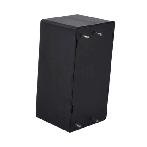 Rock Solid Plug and Play PCB Mount AC DC Power Supply 12V 0.85A 10.2W universal input in black housing.