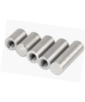 Heavy Duty 304 Stainless Steel Internal Thread Dowel Pins With Smooth Finish For Precision Alignment, Easy Install, And Long lasting Durability In M3 M4 M5 Sizes on display.